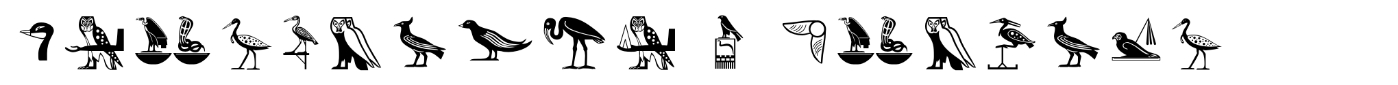Hieroglyph D Regular image